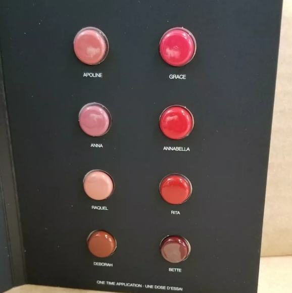 NARS AUDACIOUS LIPSTICK Sample Card with 8 S - Picture 2 of 2